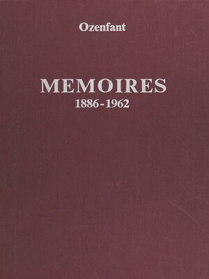 cover image of Mémoires, 1886-1962